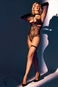 ENSEMBLE CORPS DE BODY ET SOUTIEN-GORGE DEMI SEINS - Collection lingerie Chapeaux Mesdames