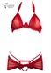 Ensemble soutien-gorge voile et string nu drapé - Collection lingerie Innovations