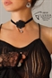 Collier guipure PRUNE - Collection lingerie Ose By LUXXA