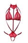 BODY HARNAIS OUVERT AVEC SOUTIEN GORGE OUVERT - Collection lingerie Douceurs et gourmandises