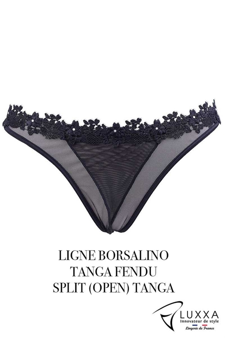 ENSEMBLE SG 1/2 SEINS TANGA FENDU ET TOP