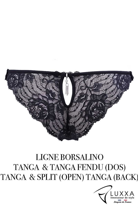 ENSEMBLE SG 1/2 SEINS TANGA FENDU ET TOP