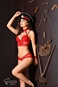 BUSTIER, COLLIER HARNAIS ET SHORTY - Collection lingerie Chapeaux Mesdames