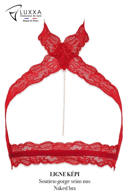 ENSEMBLE SG HARNAIS SEINS NUS, SERRE TAILLE ET STRING NU