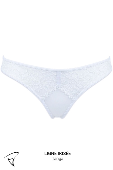 SOUTIEN-GORGE PLONGEANT ET TANGA DOS NUS
