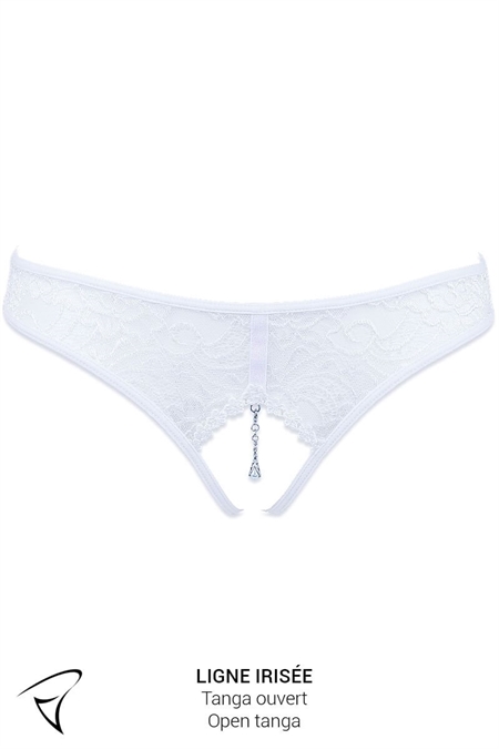 ENSEMBLE SOUTIEN-GORGE PLONGEANT ET TANGA OUVERT DOS NU