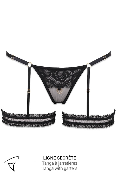 ENSEMBLE SOUTIEN-GORGE & TANGA PORTES-JARRETIERES