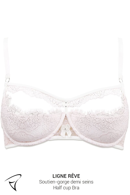 ENSEMBLE BUSTIER SG 1/2 S & TANGA OUVERT & PJ