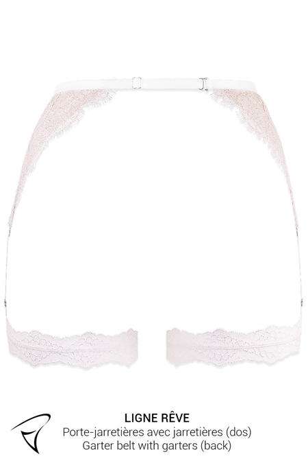 ENSEMBLE BUSTIER SG 1/2 S & TANGA OUVERT & PJ